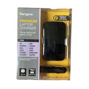 Targus Premium Laptop/Phone AC/DC Dual Charger APM69US, NEW SEAL in BOX